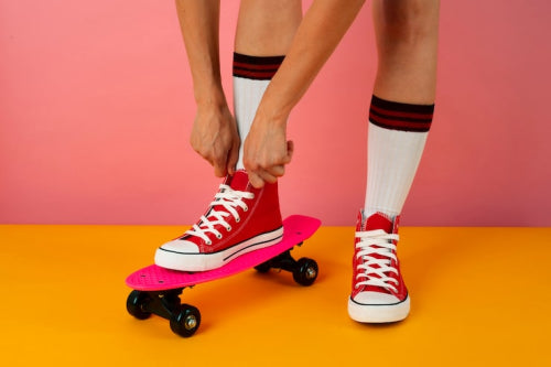 The Secret to Wearing Socks and Sneakers Like a Pro
