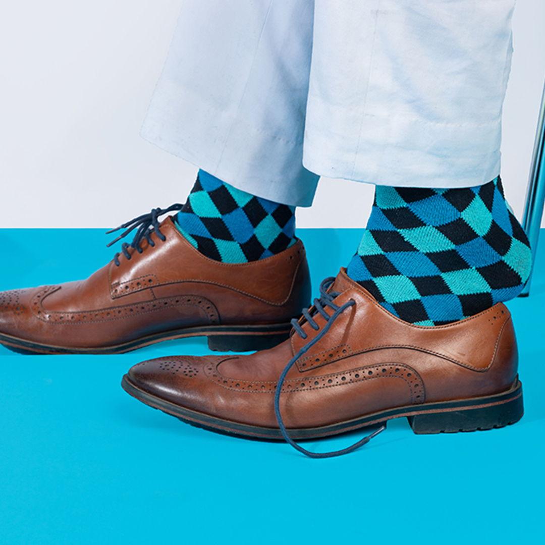 Diamonds are Forever Pack of 2 Pairs | Mid-Calf Socks for Men