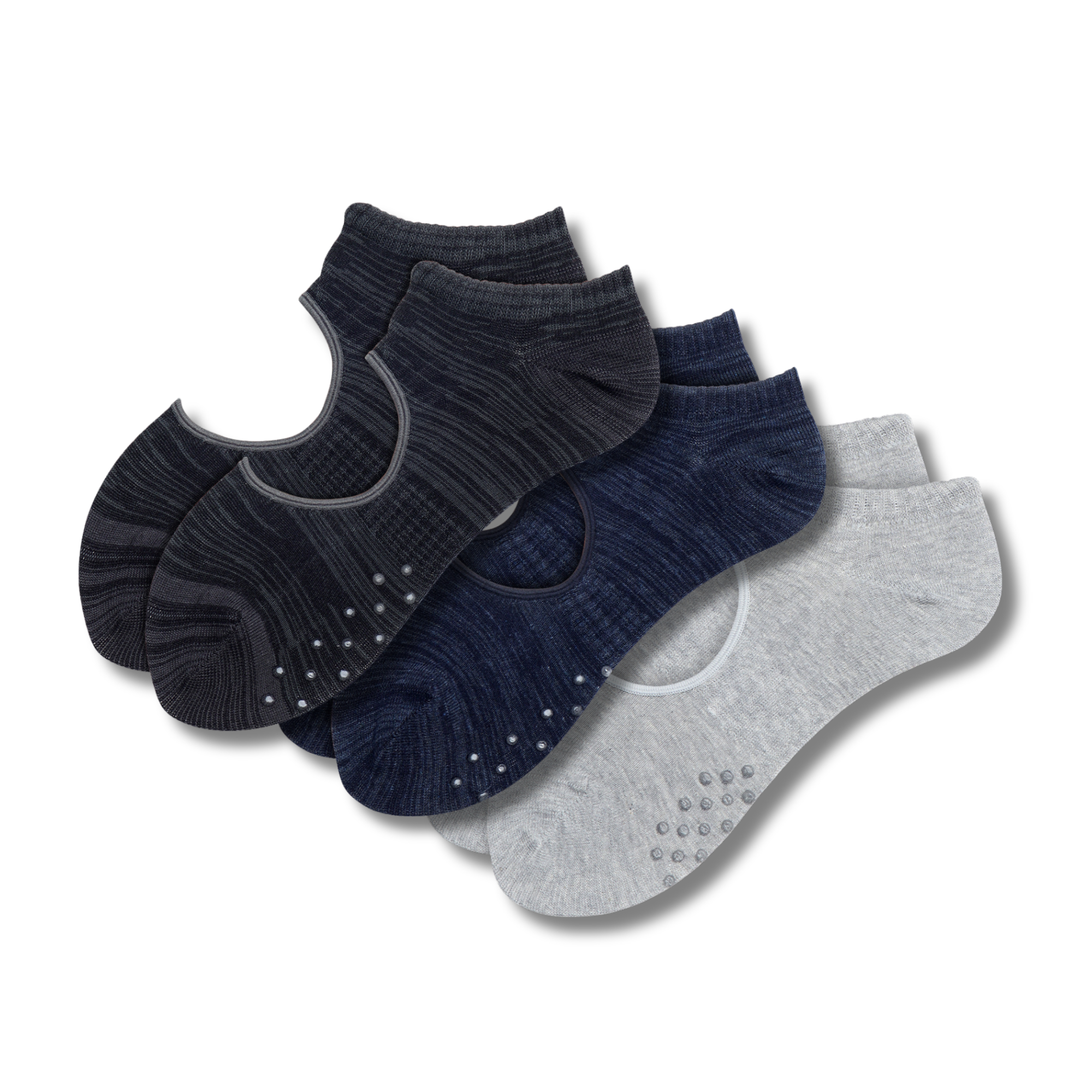 ToeZen Basics Pack of 3 Pairs | Yoga & Pilates Socks