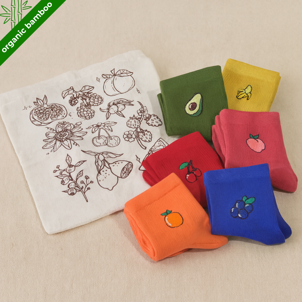 Fruity Toes Collection Pack of 6 Pairs