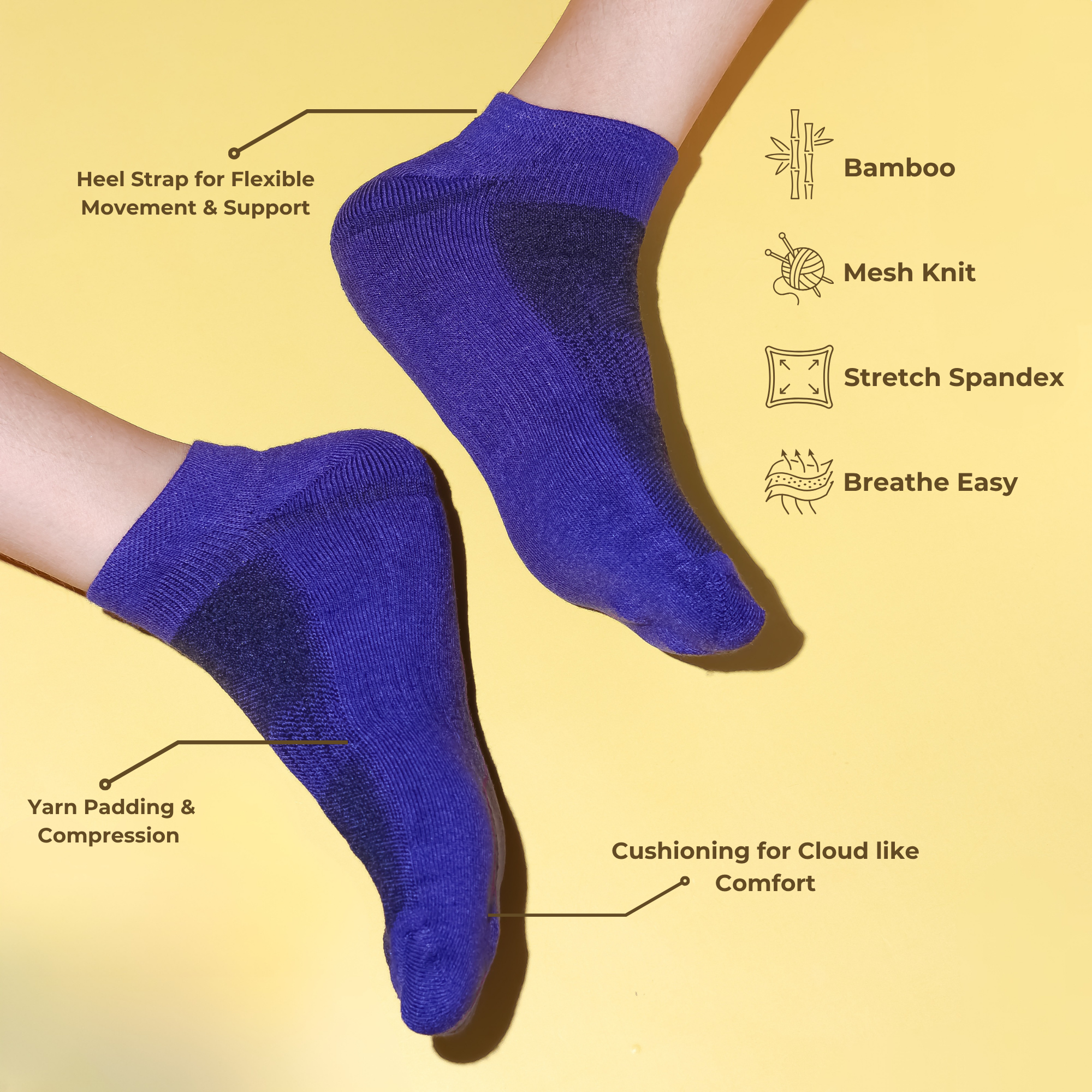 Casual Classics Pack of 3 Pairs | Ankle Socks