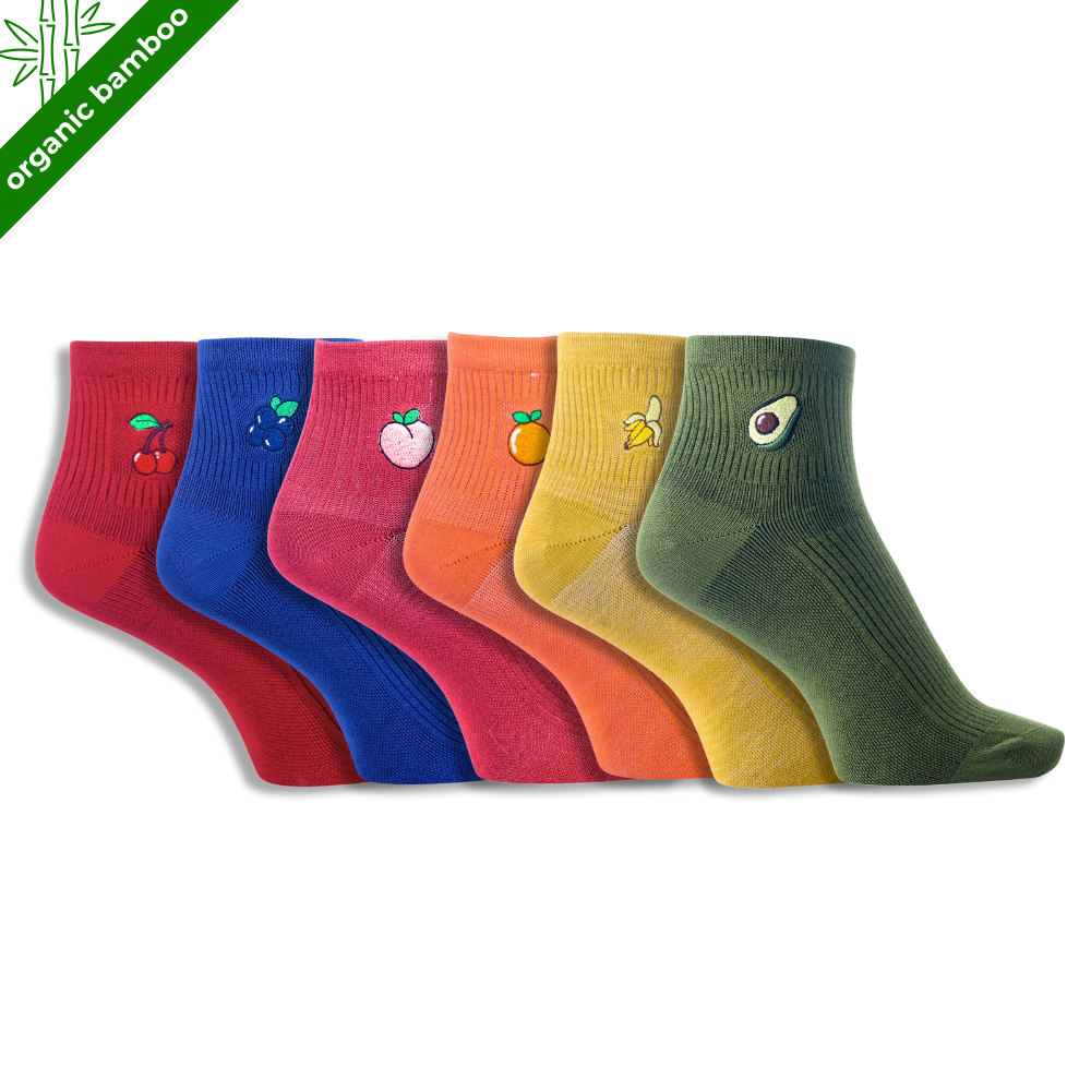 Fruity Toes Collection Pack of 6 Pairs