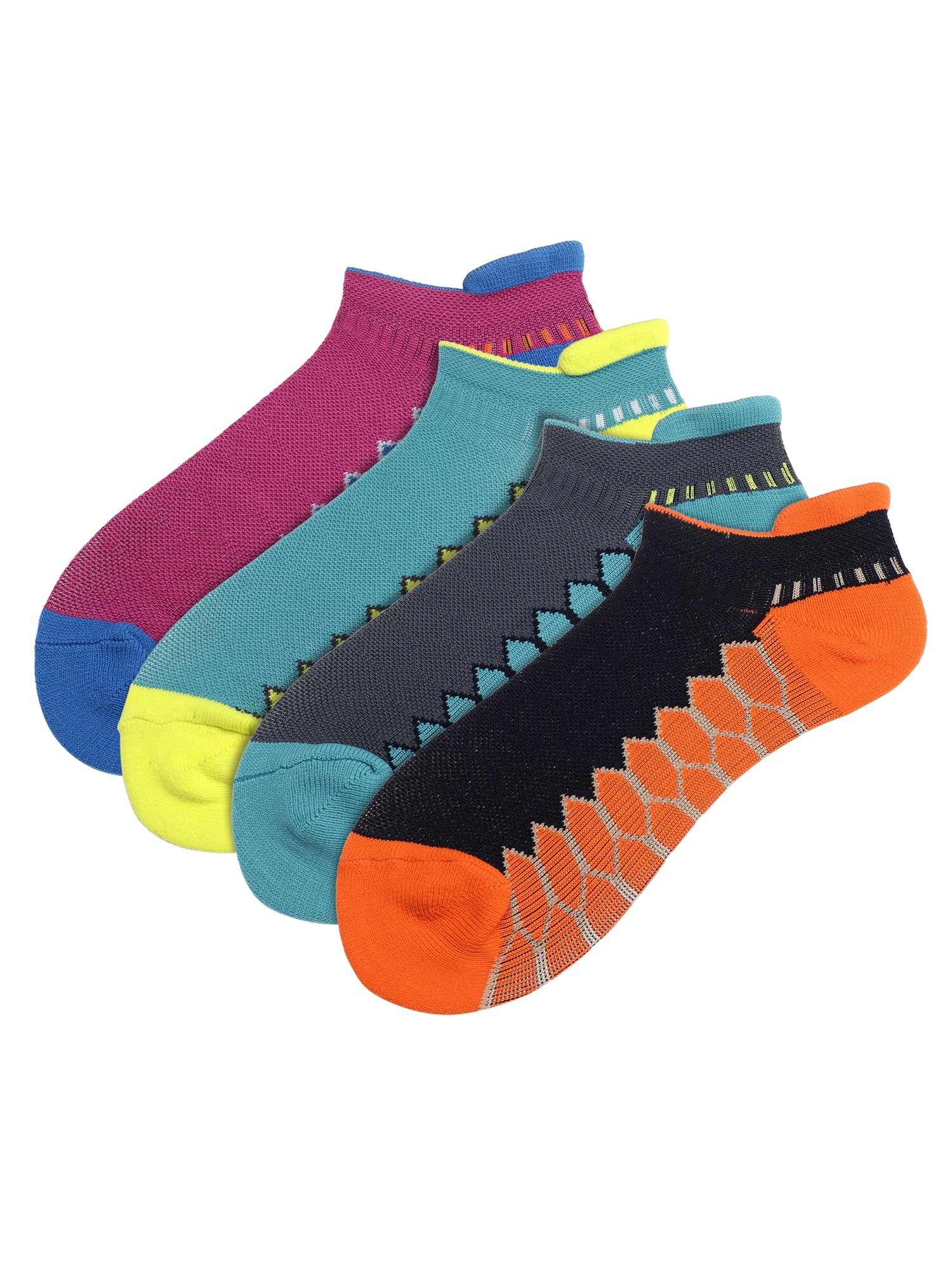 Performax | The Jock Sock | Stand Out Box Of 4 Pairs | Low Cut Sports Socks