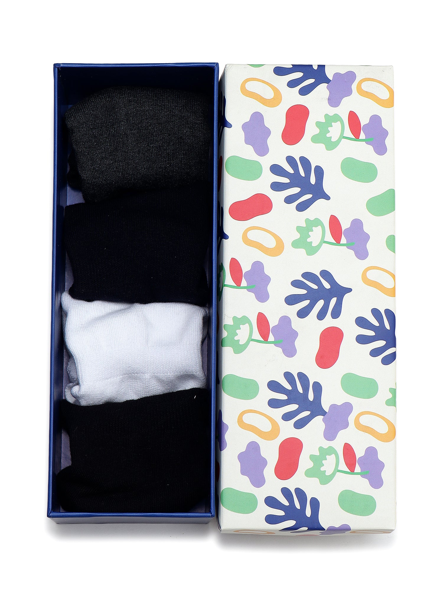 No Show Men Solids | Box Of 4 Pairs | Loafer Socks