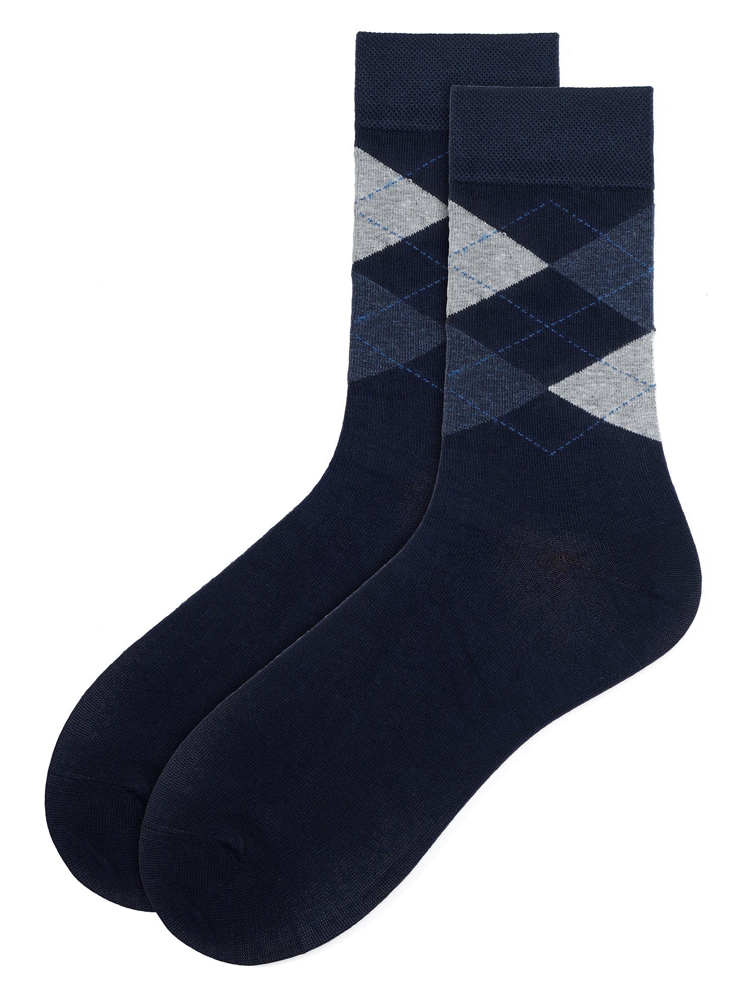 Geometrics Box Of 8 Pairs | Mid Calf Crew Socks