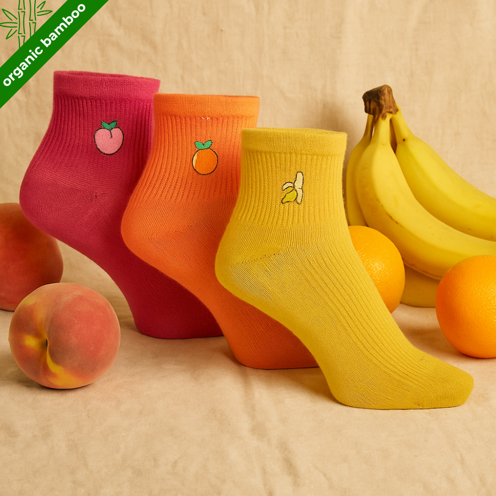 Fruity Toes Sundae Pack of 3 Pairs