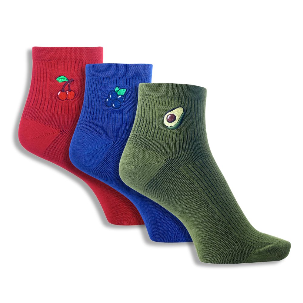 Fruity Toes Sorbet Pack of 3 Pairs
