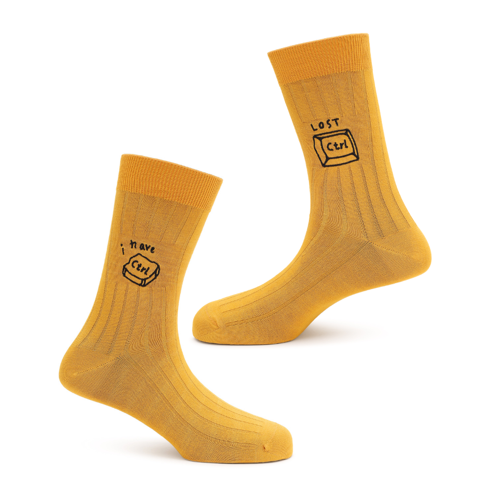 Lost/Have Ctrl? | Men's Crew Socks