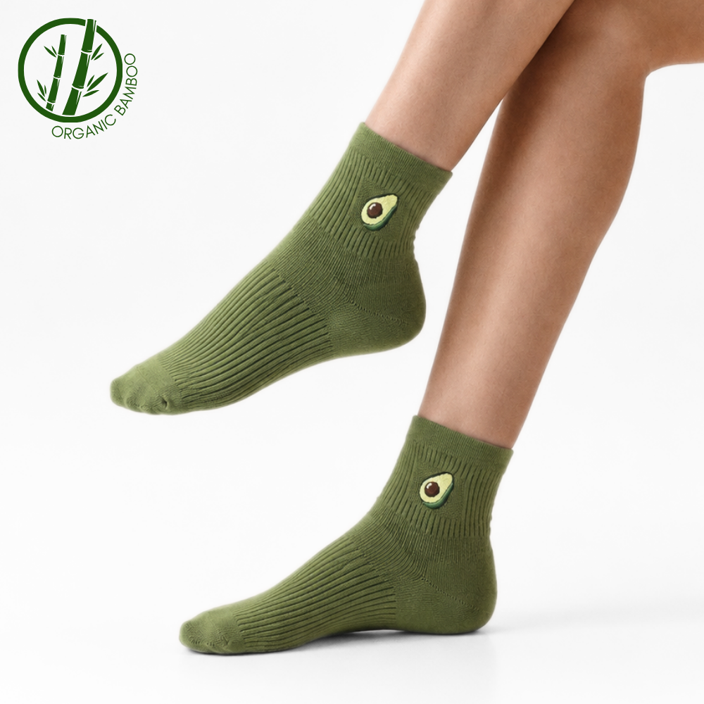 Avo Avocado Bamboo Socks – Soft, Breathable & Comfortable