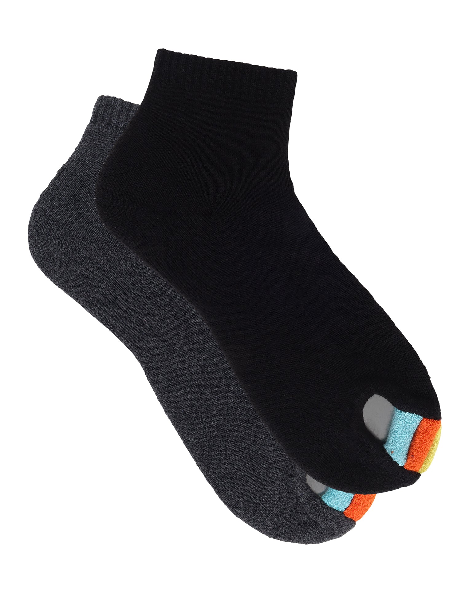 Foot Alignment Sock Black & Grey Pack of 2 Pairs