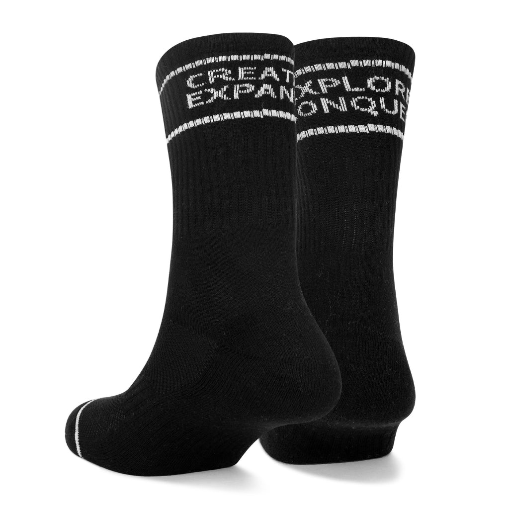 Create Explore Expand Conquer | Unisex Athletic Socks