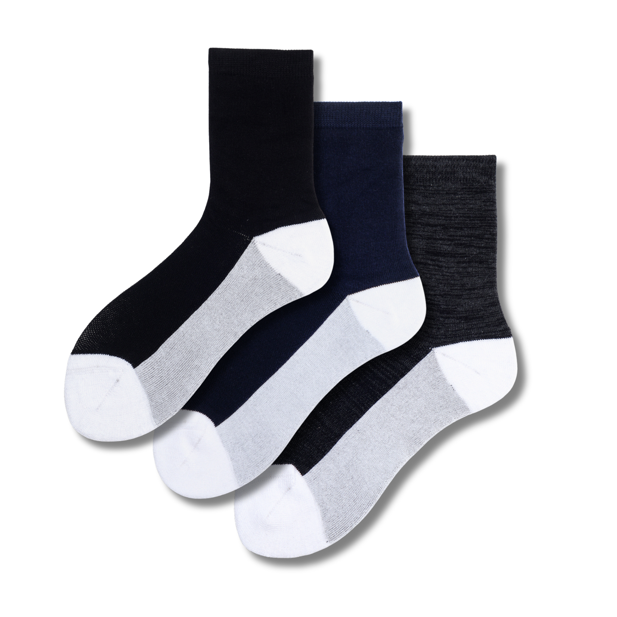 CareWalk Basics Pack of 3 Pairs | Diabetic Care Socks
