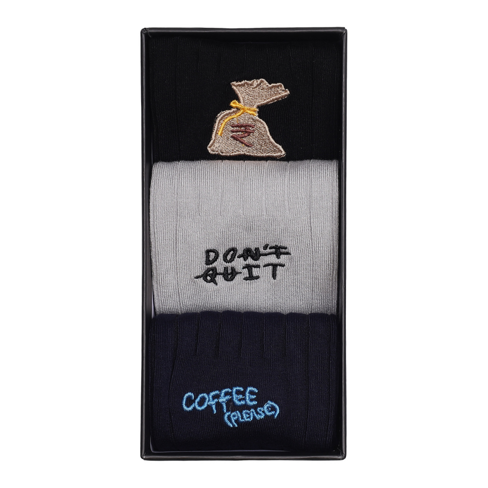 Corporate Toes SRS | Box of 3 Men's Formal Socks