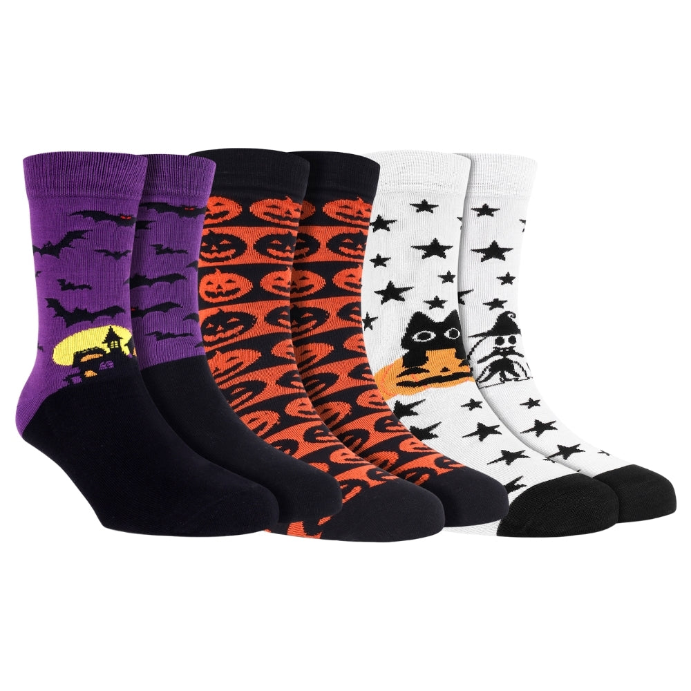 Boo Thang | Pack of 3 Pairs | Unisex Haloween Themed Socks