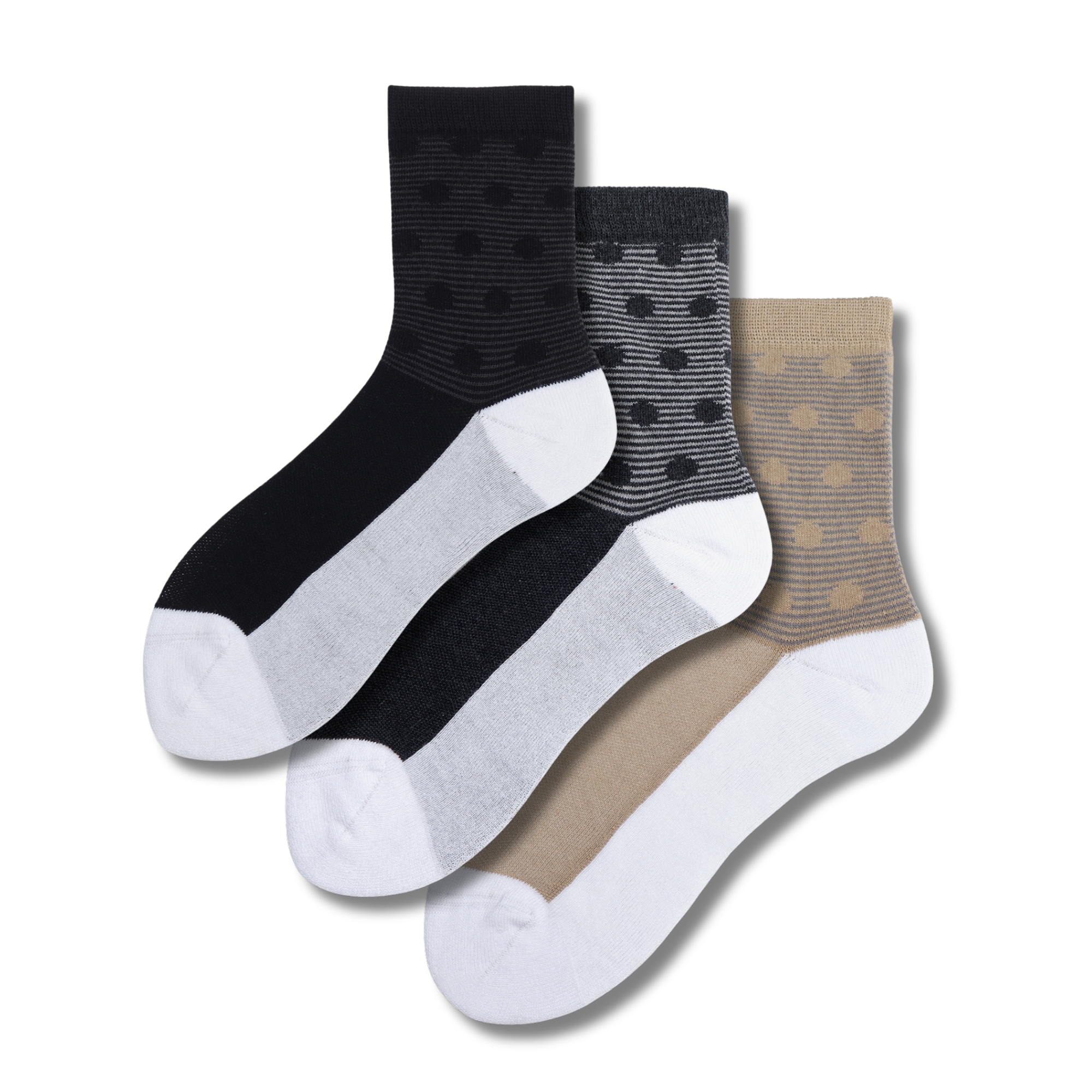 CareWalk Polka Bestsellers Pack of 3 Pairs | Diabetic Care Socks