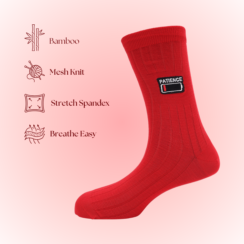 No Patience | Corporate Crew Socks