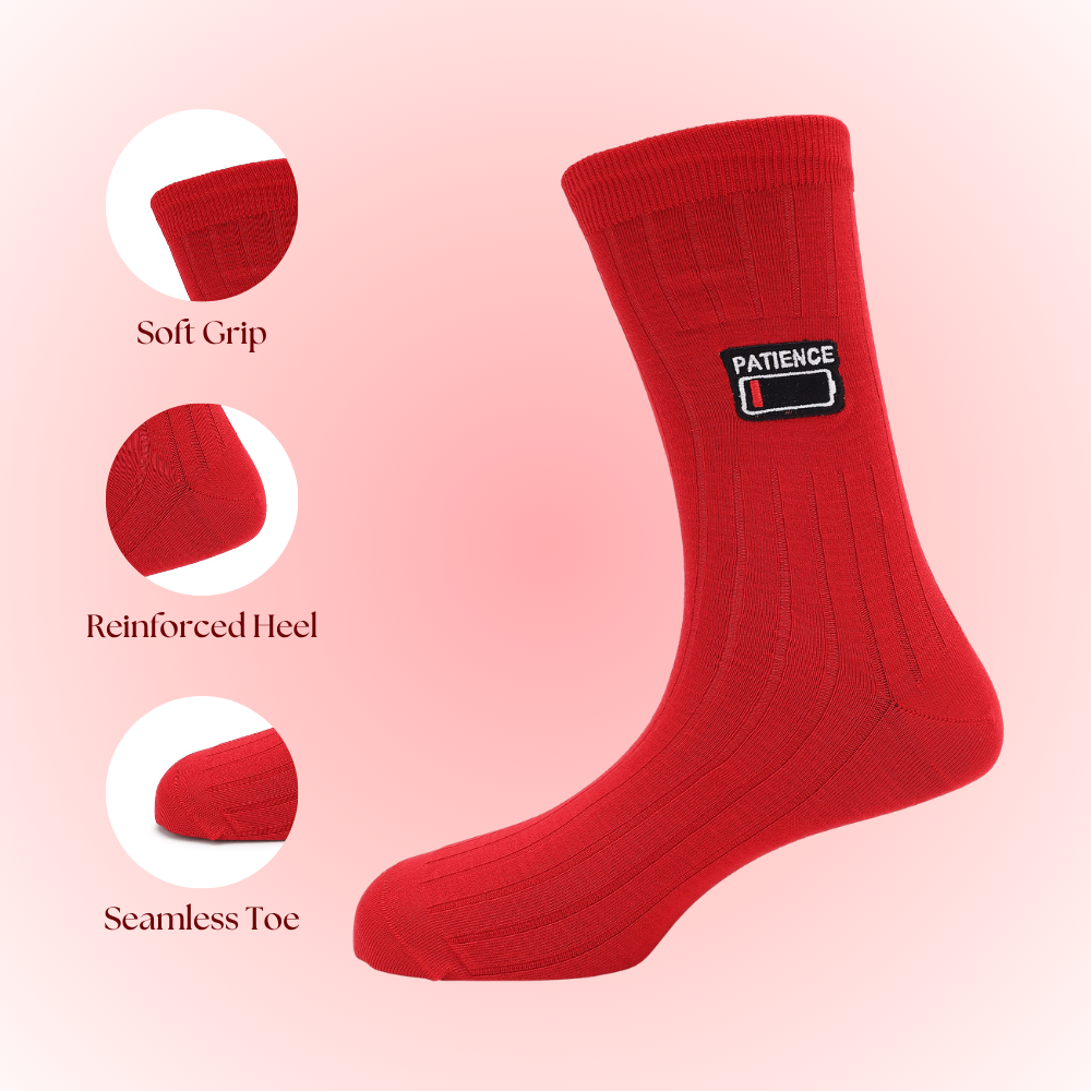 No Patience | Corporate Crew Socks