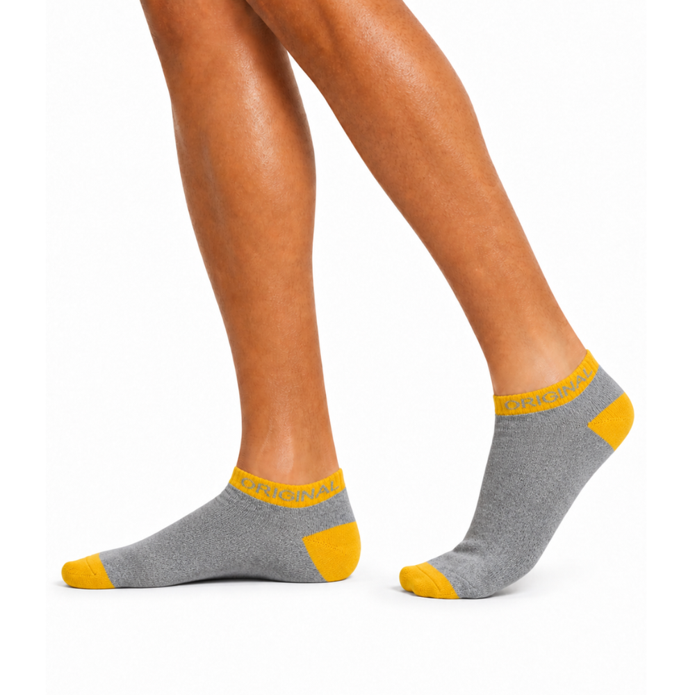 Ankle Socks | Unisex | Pack of 3 Pairs | Black, Navy & Grey