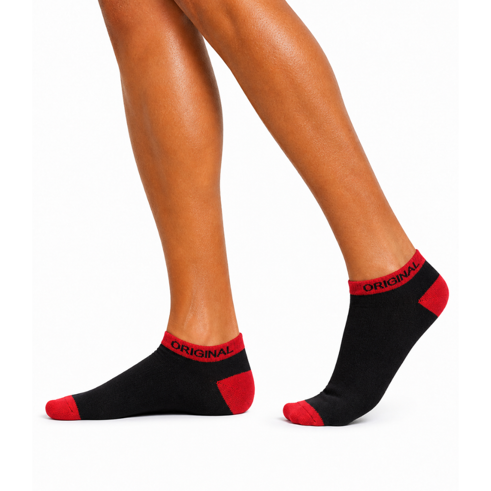 Ankle Socks | Unisex | Pack of 3 Pairs | Black, Navy & Grey
