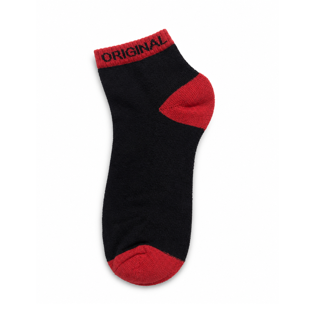 Ankle Socks | Unisex | Pack of 3 Pairs | Black, Navy & Grey