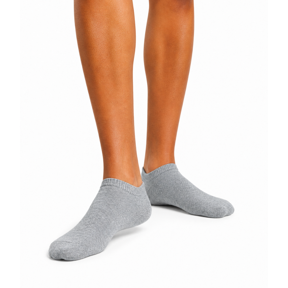 Short Socks | Unisex | Pack of 3 Pairs | Black, Grey & White