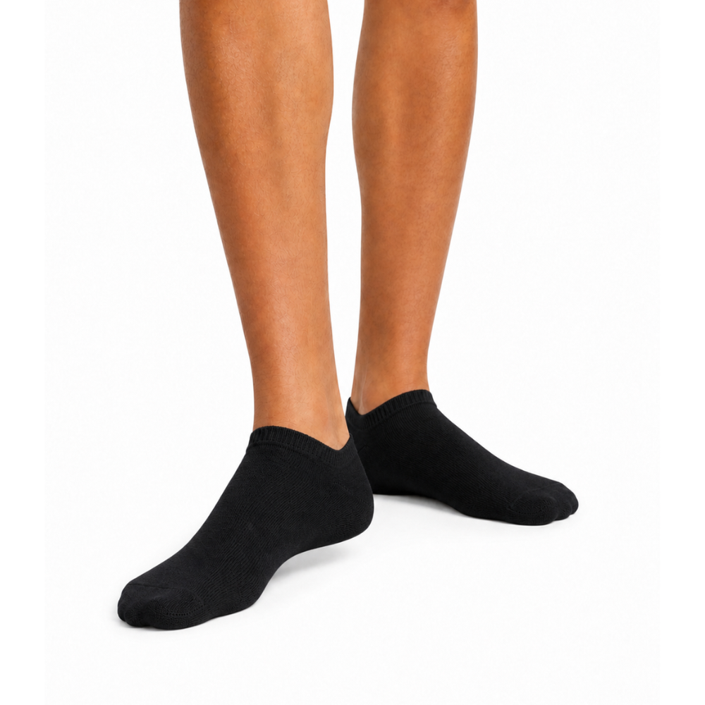 Short Socks | Unisex | Pack of 3 Pairs | Black, Grey & White