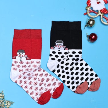 Frosty the Snowman | Pack of 2 Mid Calf Crew Socks