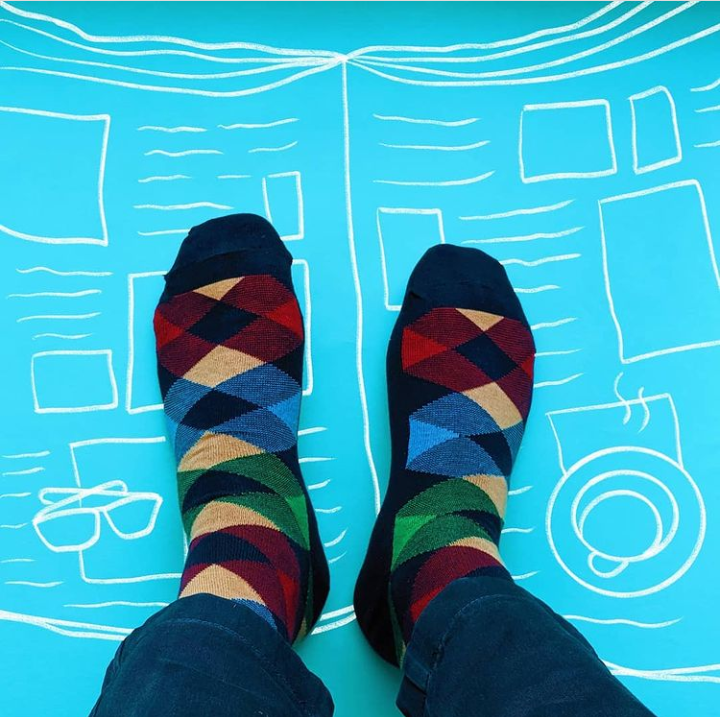 The Scotsman | Plaid Crew Socks for Men