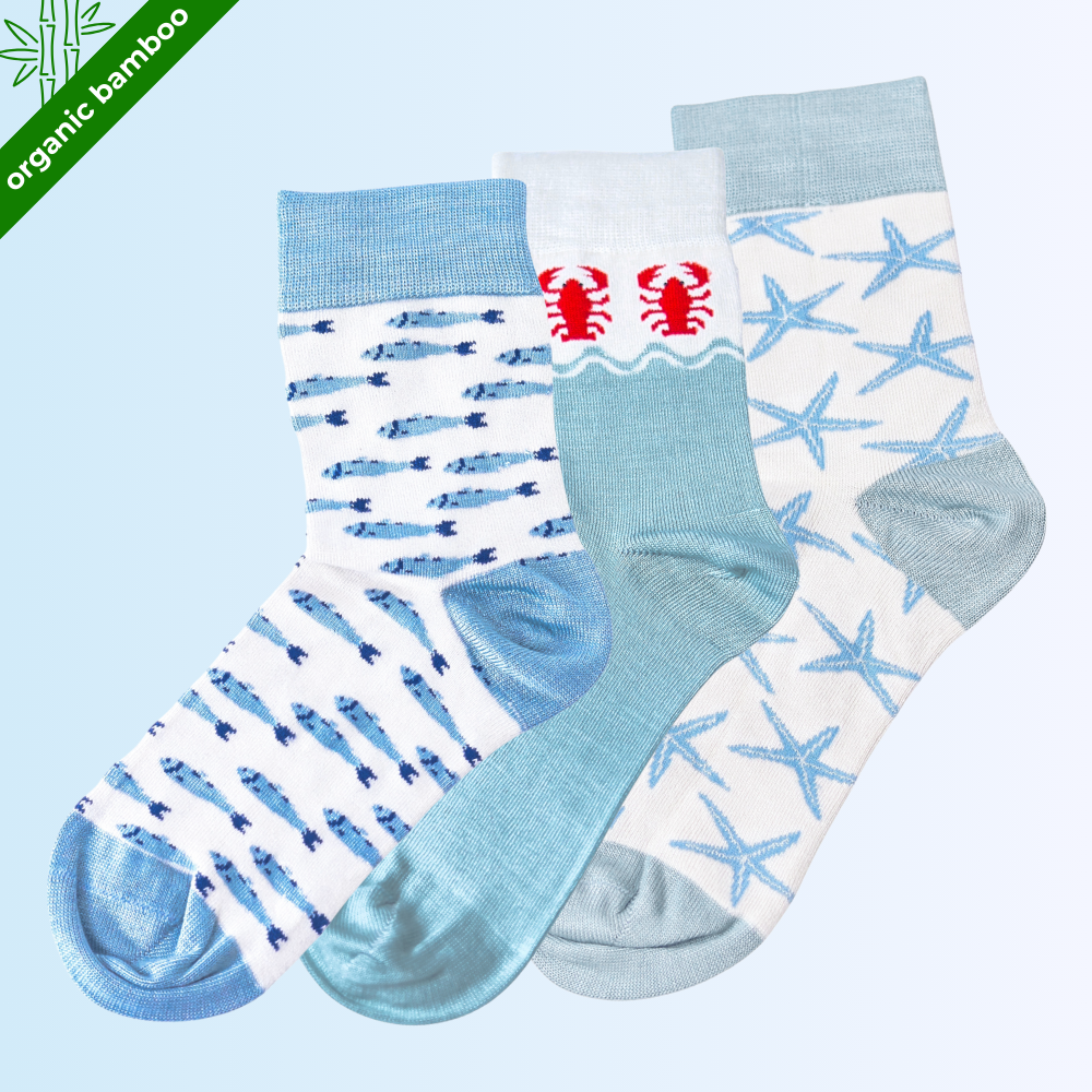 Scent-O-Summer Blues Pack of 3 Pairs