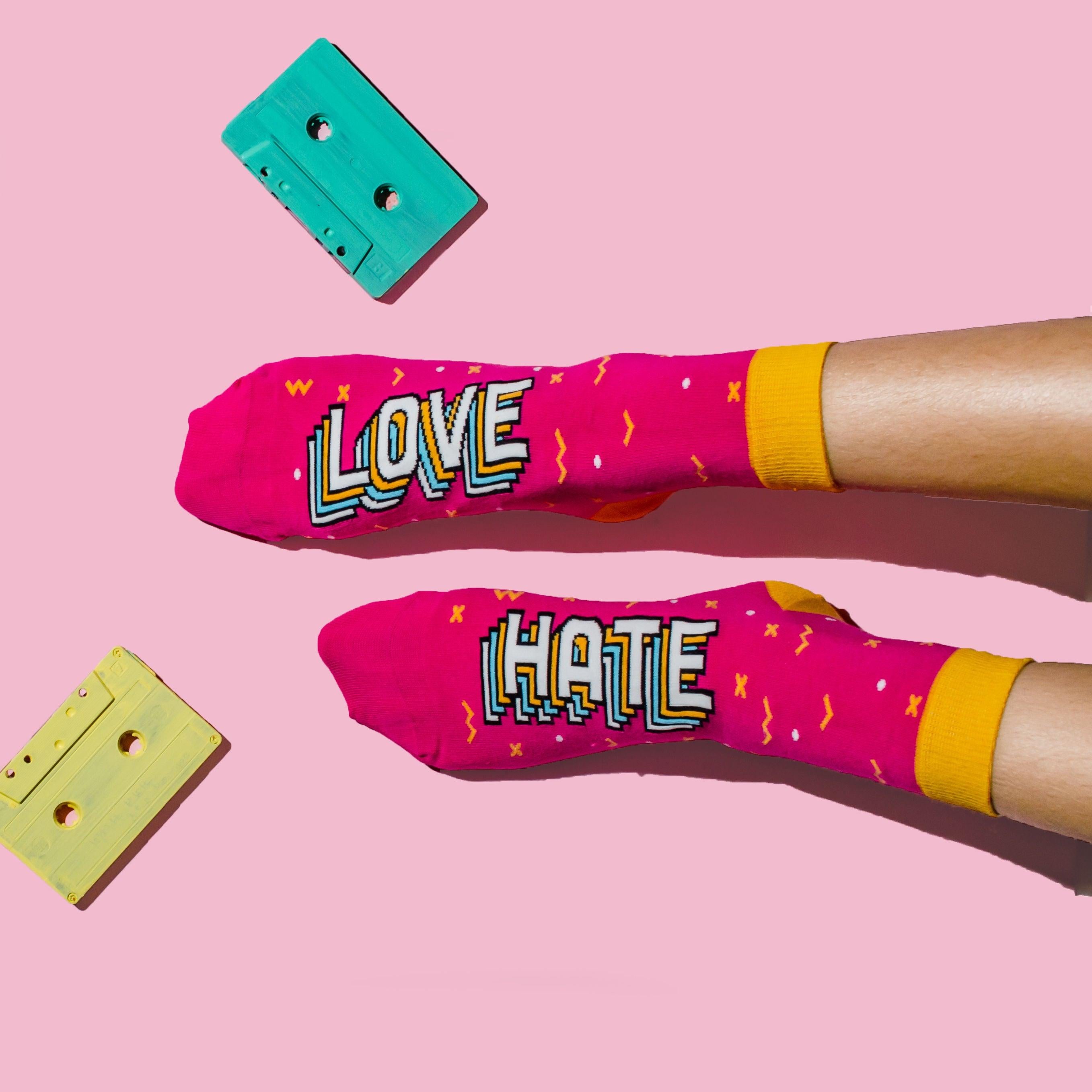 Love Hate Socks - soxytoes