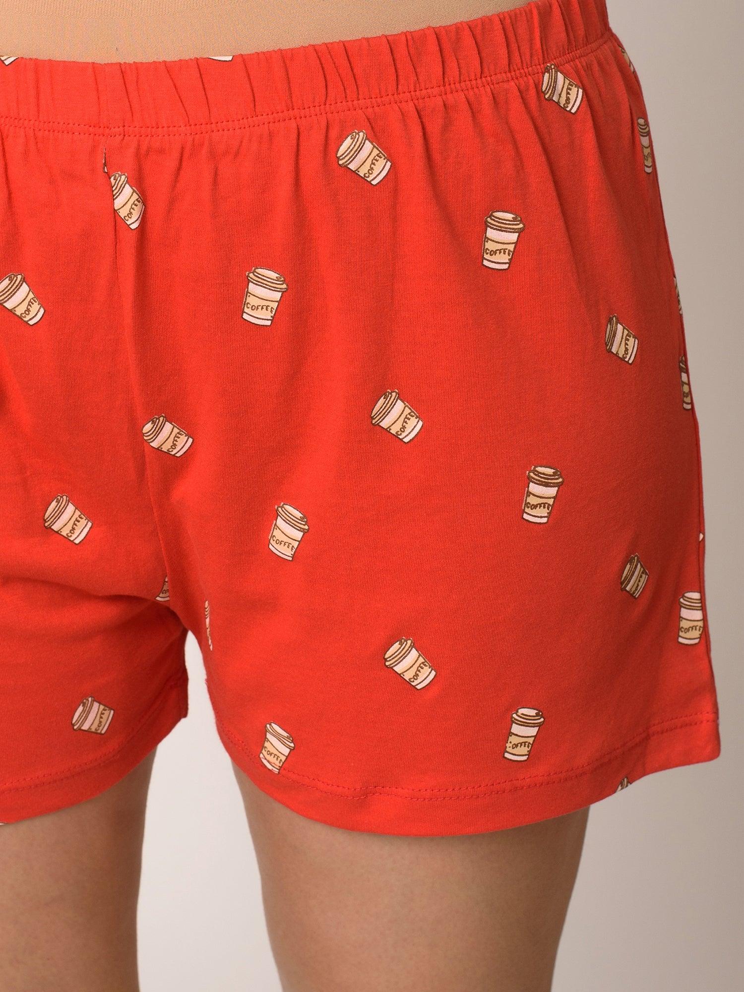 OK, But First Coffee Cotton Shorts - soxytoes