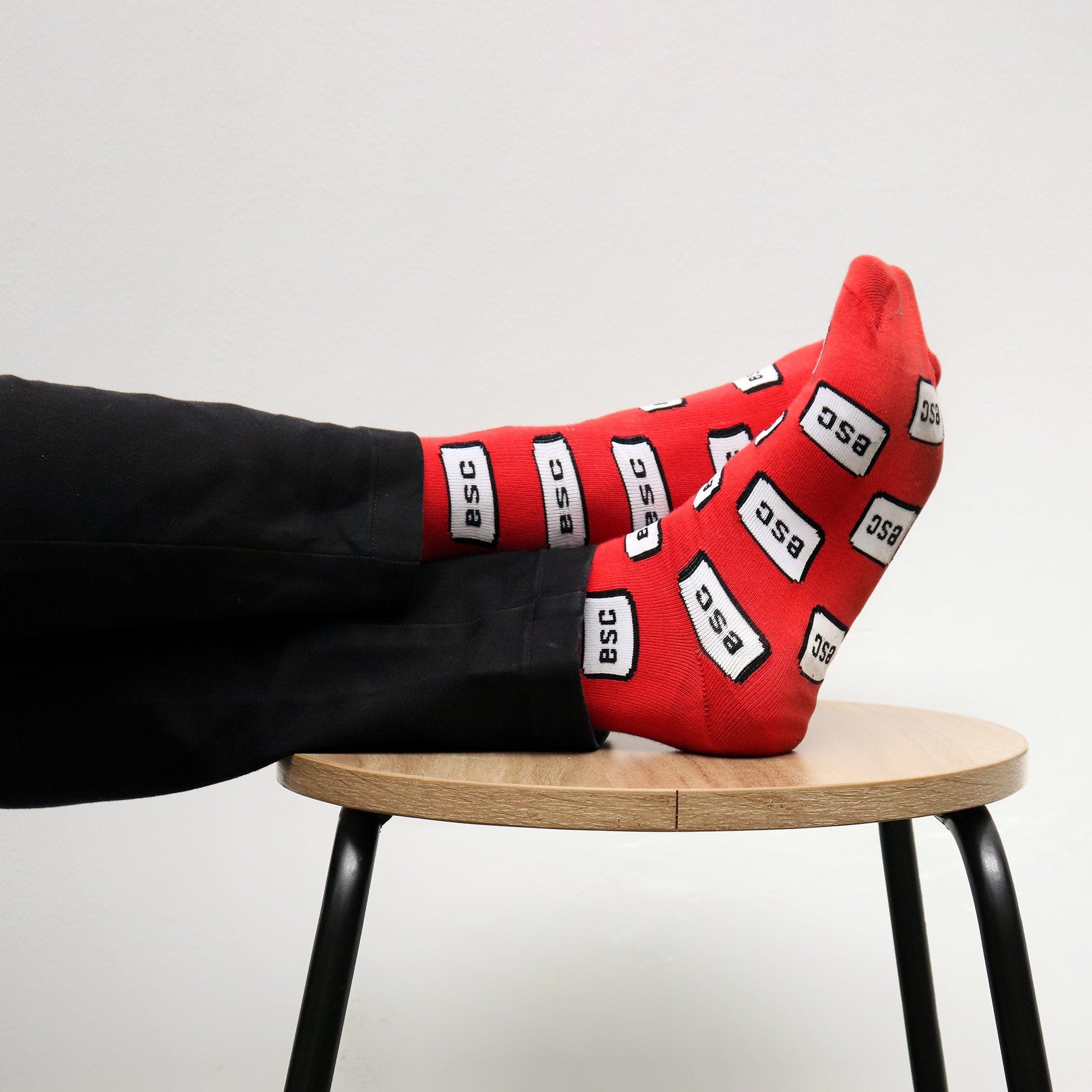 Esc to the Before Times | Back to Office Mid Calf Sock