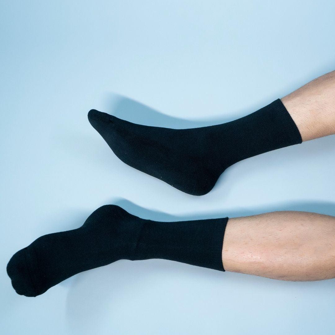 Loose Top Diabetic Care Socks Black - soxytoes